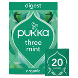 Sainsburys Pukka Organic Three Mint Tea With Peppermint Herbal Tea Bags 20 Count- Buy online at McGrocer