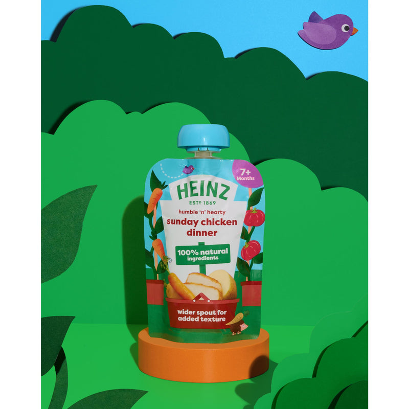 Heinz Sunday Chicken Dinner baby food pouch 130g - British product