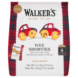 Walker's Wee Shorties mini chocolate chip shortbread 6x25g, UK version