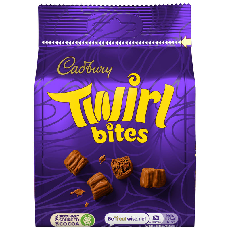 Cadbury Twirl Bites Schokolade 100g, UK-Version