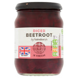 Sainsbury's diced pickled beetroot 340g (British brand)