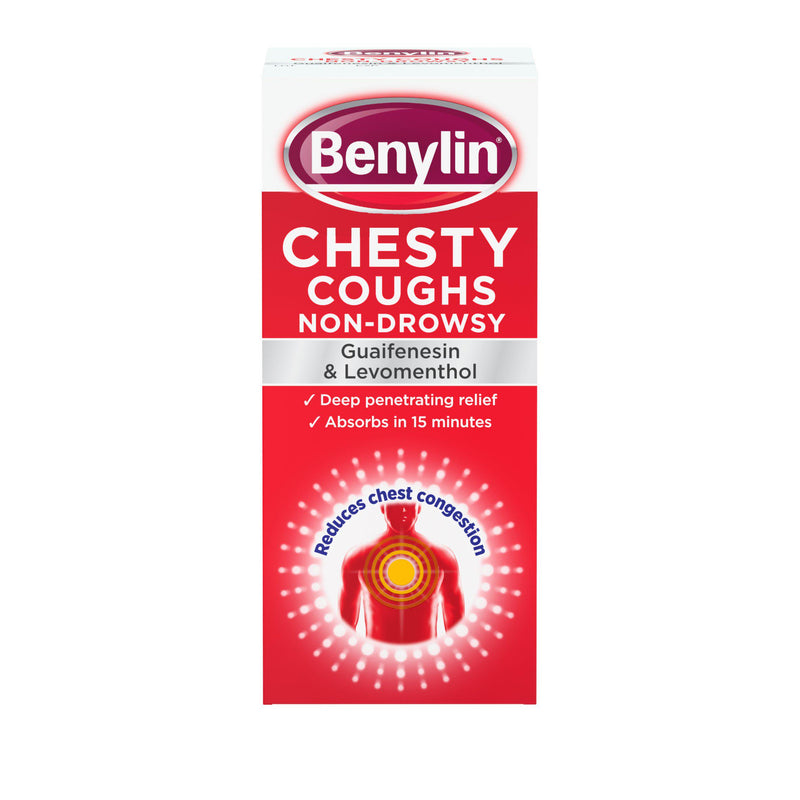 Benylin chesty cough syrup 300ml (British brand)