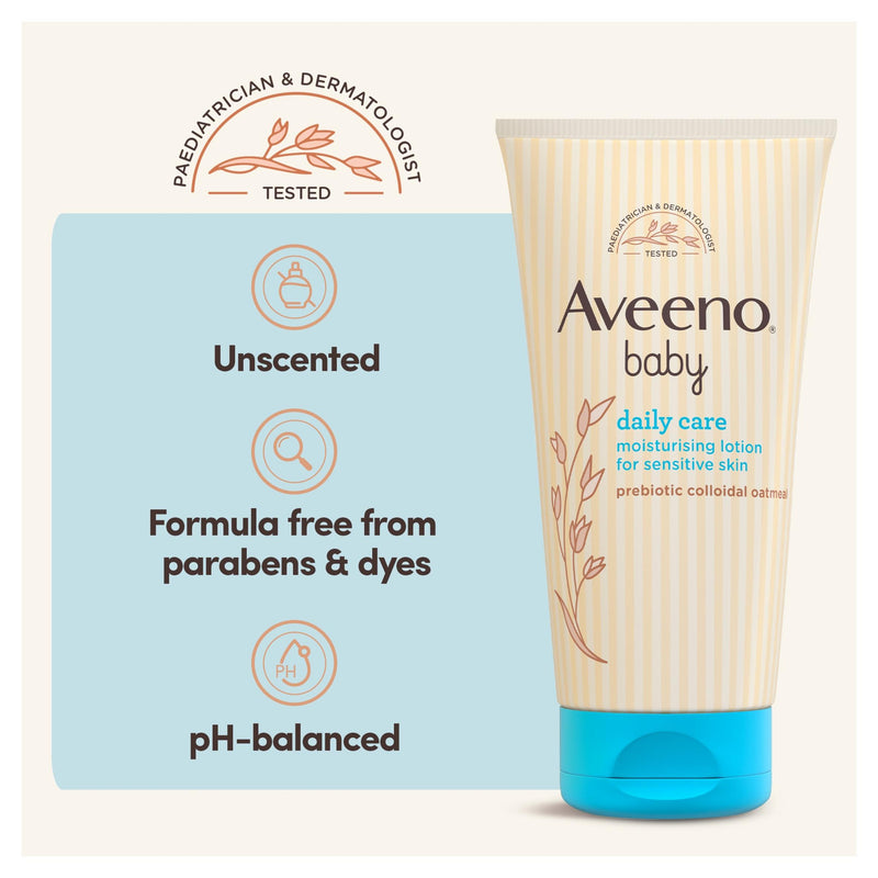 Aveeno baby moisturising lotion Daily Care 150ml, UK version