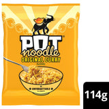 Sainsburys Pot Noodle Original Curry Instant Block Noodles 114g- Buy online at McGrocer