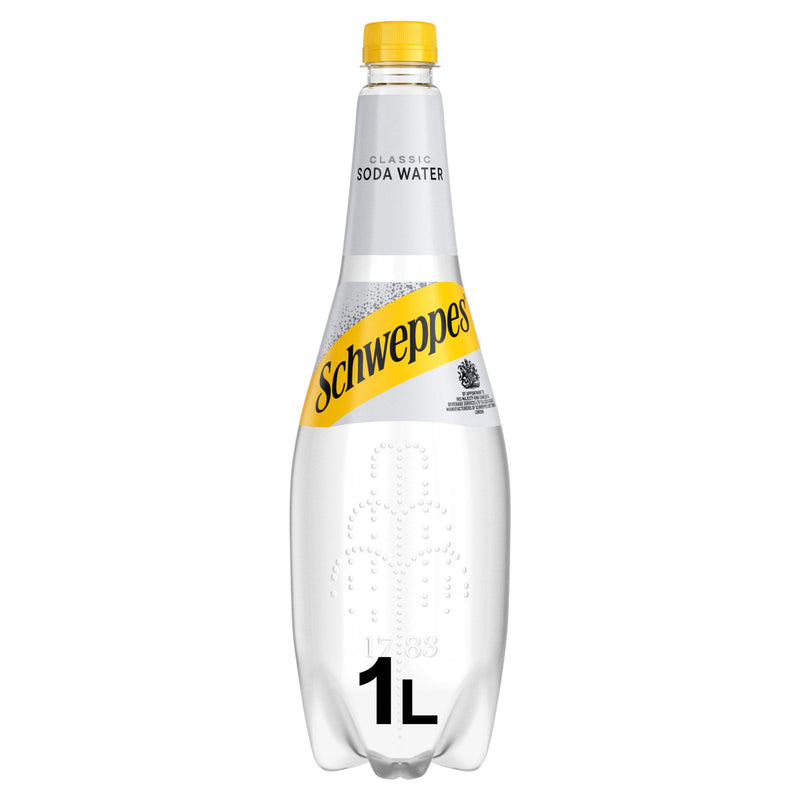 Schweppes Soda Water 1L