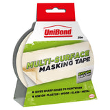 UniBond cream masking tape 25mm x 25m, imported from the UK