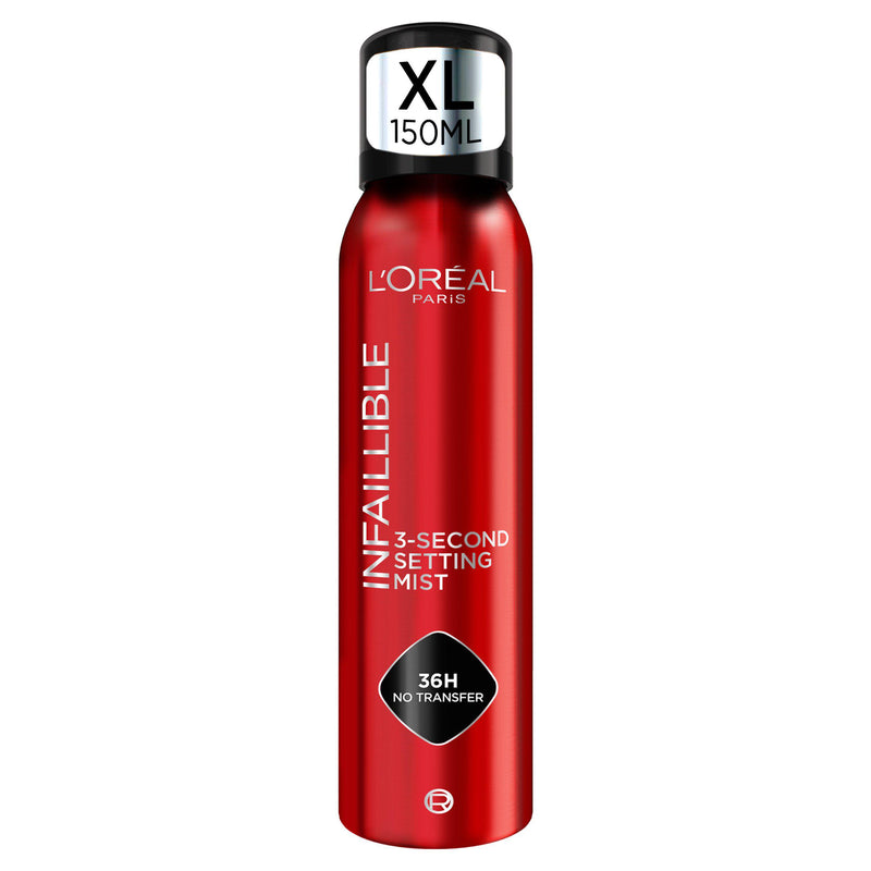 L'Oreal Paris Infallible setting spray mist 150ml XL (British brand)