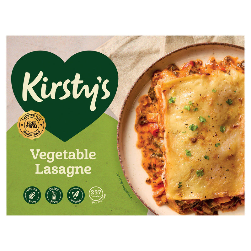 Kirsty's gluten free Vegetable Lasagne 325g (British brand)