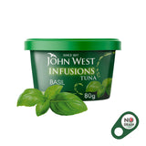 Sainsburys John West Basil No Drain Tuna Infusions 80g- Buy online at McGrocer