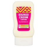Sainsbury's sour cream 280g plastic bottle (British brand)