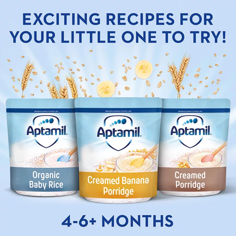Aptamil creamed porridge cereal 125g, imported from the UK