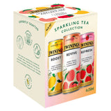 Sainsburys Twinings Sparkling Tea Collection Lightly Sparkling Soft Drinks 4 x 250ml- Buy online at McGrocer