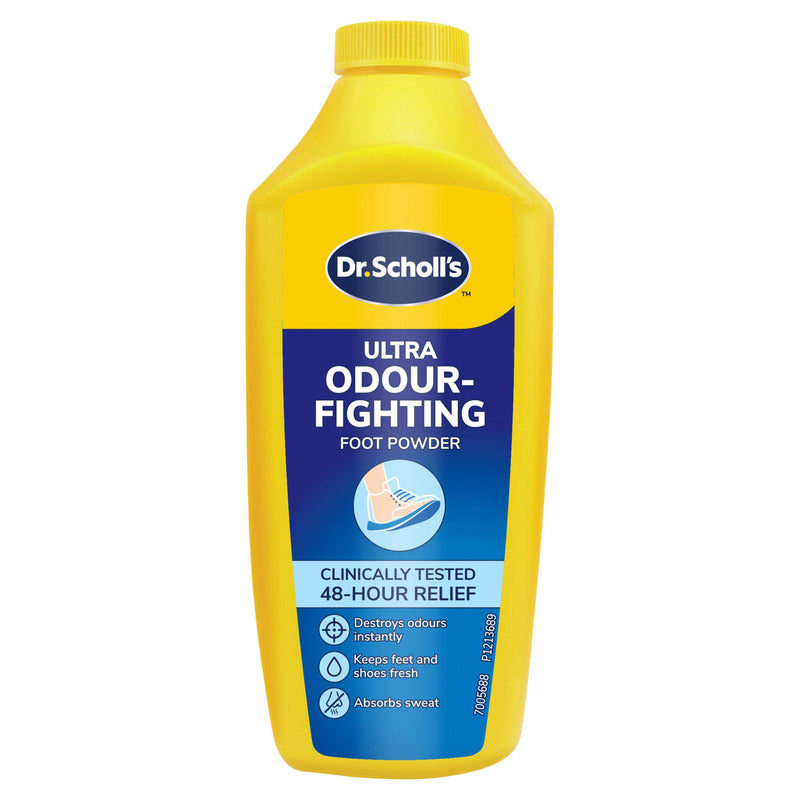 Dr. Scholl's ultra odour fighting foot powder 85g, UK version