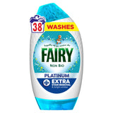 Fairy Non Bio Platinum laundry detergent gel 38 washes, UK version