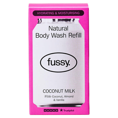 Sainsburys Fussy Coconut Milk Natural Body Wash Refill 320ml- Buy online at McGrocer