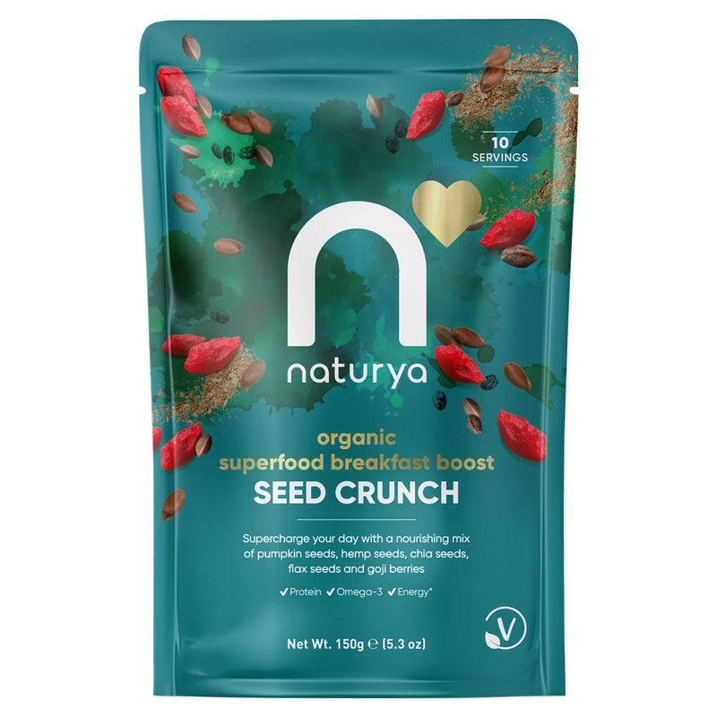 Naturya Breakfast Boost Seed Crunch 150g, UK version