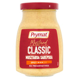 Prymat Sarepska mustard jar 180g, imported from Poland