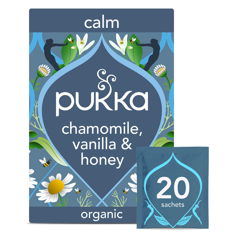 Pukka chamomile vanilla manuka honey tea 20 bags (British brand)