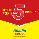 Anadin Extra pain relief caplets 12-pack, imported from the UK