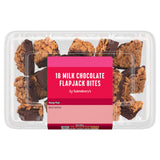Sainsbury's milk chocolate flapjack mini bites 216g - British product