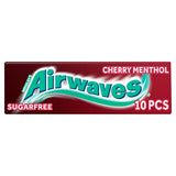 Airwaves cherry menthol sugarfree gum, 10 pieces - British product