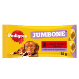 Sainsburys Pedigree Jumbone Adult Medium Dog Treat Beef & Poultry Chews 180g- Buy online at McGrocer