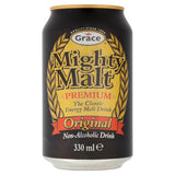 Grace Mighty Malt energy drink 330ml can, UK version