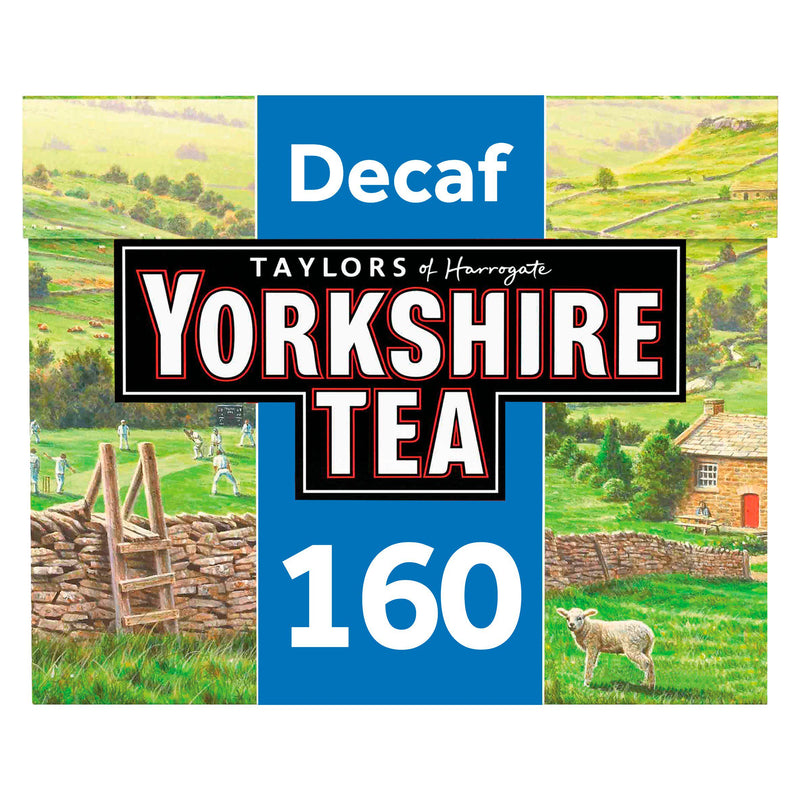 Yorkshire Tea Decaf Tea Bags Black x160 (British brand)
