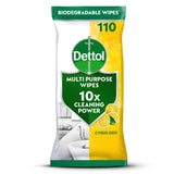 Dettol Antibacterial Multipurpose Cleaning Wipes Citrus 105s