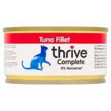 Sainsburys Thrive Complete Tuna Fillet Wet Cat Food 75g- Buy online at McGrocer