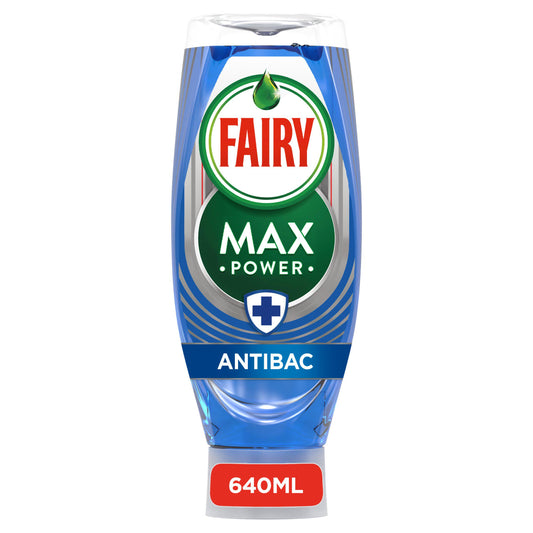 Fairy Max Power Antibacterial Washing Up Liquid Tea Tree 640ml