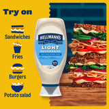 Hellmann's Light Mayonnaise 580ml, imported from the UK
