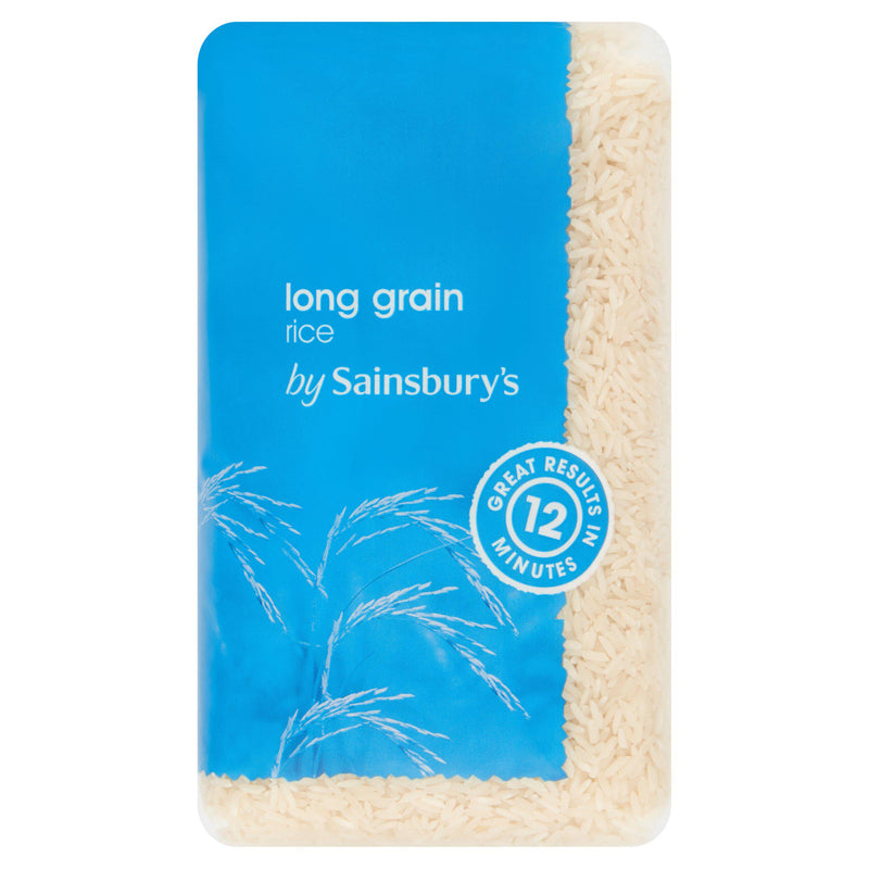 Sainsbury's long grain rice 1kg (British brand)