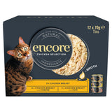 Sainsburys Encore Chicken Selection In Broth Natural Cat Food 12 x 70g- Buy online at McGrocer