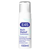 Sainsburys E45 Itch Relief Cool Mousse Moisturiser for Irritated & Dry Skin 150ml- Buy online at McGrocer