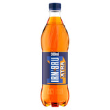 Irn-Bru Zero Sugar soft drink 500ml bottle, UK version