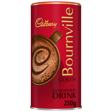 Cadbury Bournville cocoa powder tin 250g, UK version