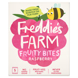 Sainsburys Freddie's Farm Fruit Shapes Raspberry Dried Fruit and Vegetable Bites 5x20g- Buy online at McGrocer
