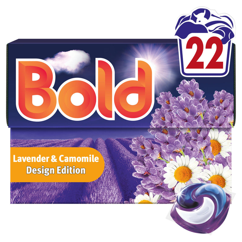 Bold PODS Lavender Camomile washing capsules 22 washes - British product