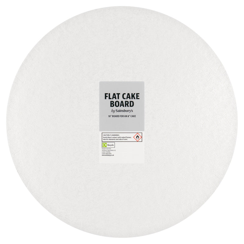 Sainsbury's flat cake board 10-inch (British brand)