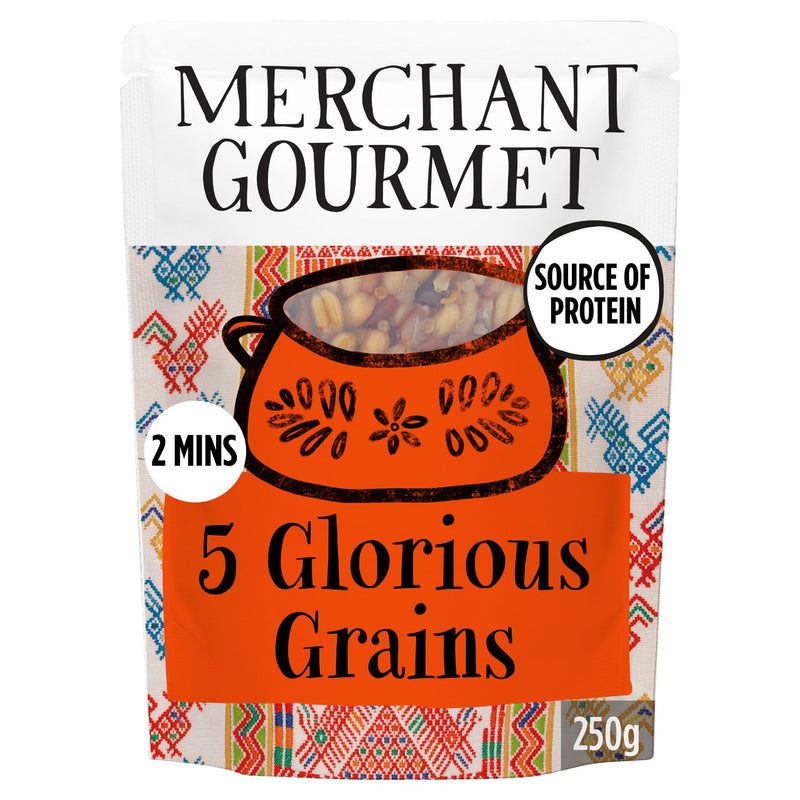 Merchant Gourmet Simply Cooked Glorious Grains with Red Rice & Quinoa 250g