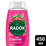 Sainsburys Radox Mineral Therapy Feel Radiant Shower Gel 450ml- Buy online at McGrocer