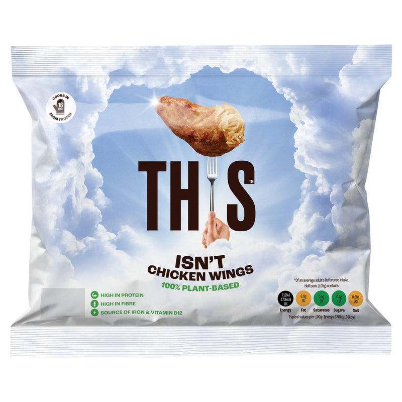 This plant-based chicken wings 210g - British product