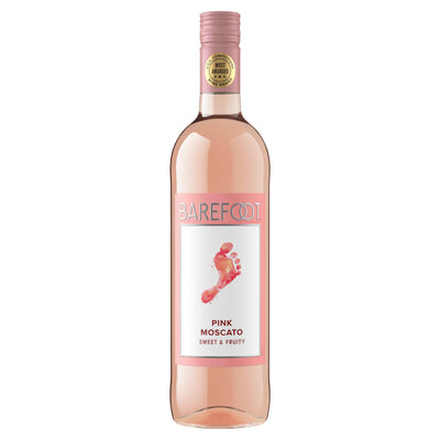 Sainsburys Barefoot Pink Moscato Rosé Wine 75cl- Buy online at McGrocer