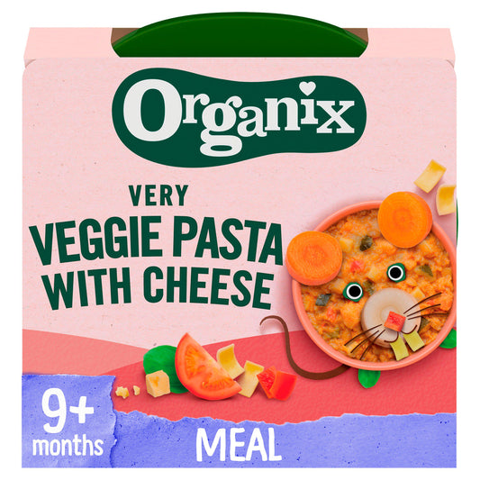 Organix Veggie Pasta with Cheese 9+ Months 190g GOODS Sainsburys   