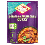 Sainsburys Patak's Spiced Potato & Cauliflower Curry Ready Meal 270g- Buy online at McGrocer