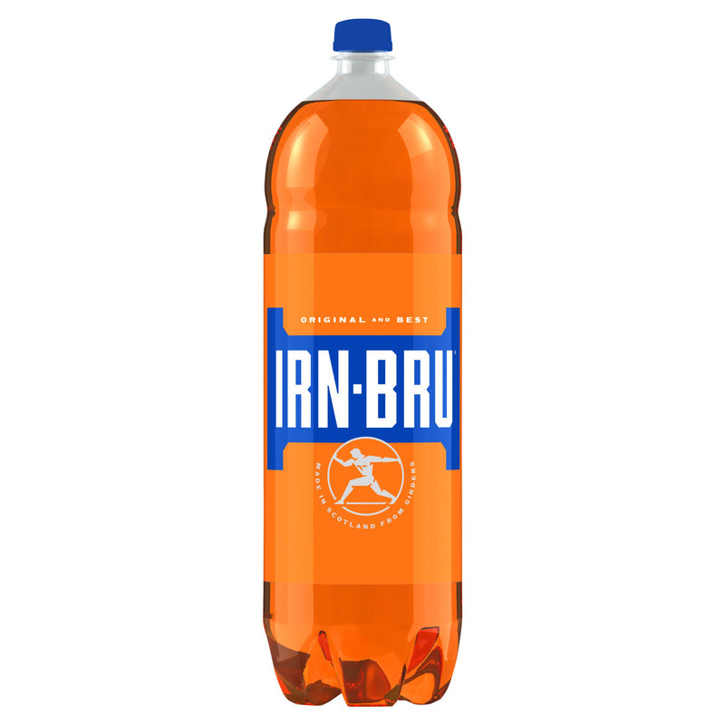 Irn-Bru soft drink bottle 2L - British product
