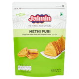 Jaimin Methi Puri fried Indian bread 200g pack imported, UK version