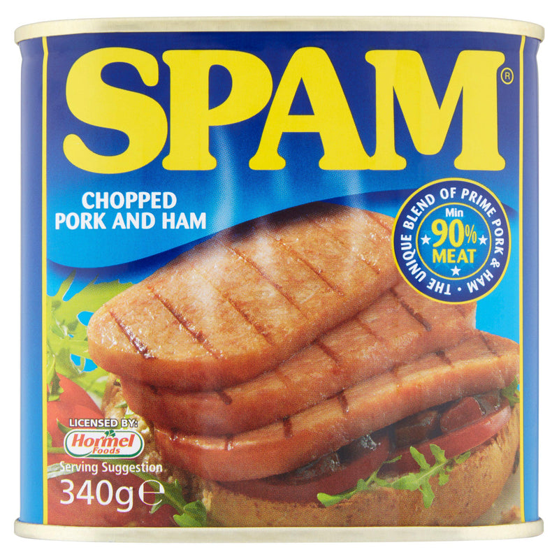 Spam canned chopped pork and ham 340g (British brand)