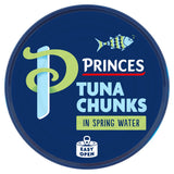 Princes Tuna Chunks Spring Water 145g, imported from the UK